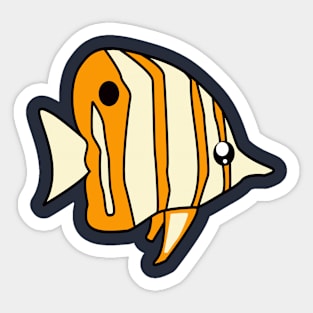 Cute Fish T-shirt Sticker